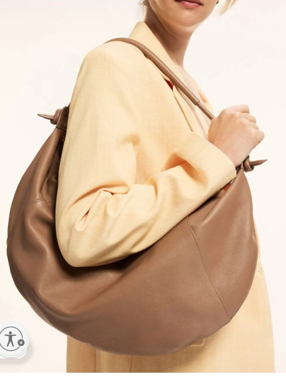 Mansur Gavriel Brown Fortuna Bag MSRP $795